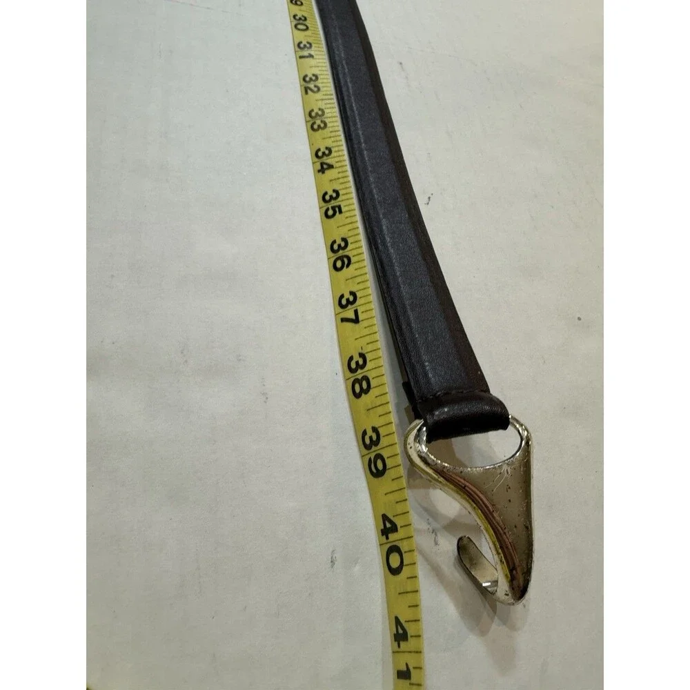 Chicos Ladies Brown Adjustable Belt, Loop Closure M/L RN 79984 Adjustable Slider